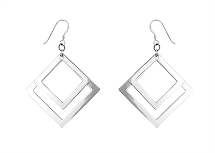 Rhodium Plated | Fashion Earrings